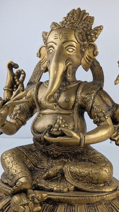 Zwaar beeld Ganesha - Brons - Nepal (Zonder Minimumprijs), Antiek en Kunst, Antiek | Overige Antiek