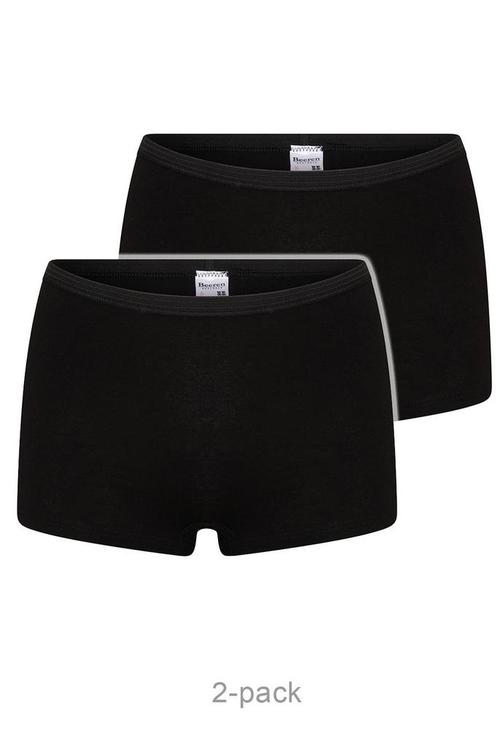 Beeren 2-Pck Boxer zwartL=42-44Maat 42/44 (L), Kleding | Dames, Leggings, Maillots en Panty's, Overige kleuren, Nieuw, Verzenden