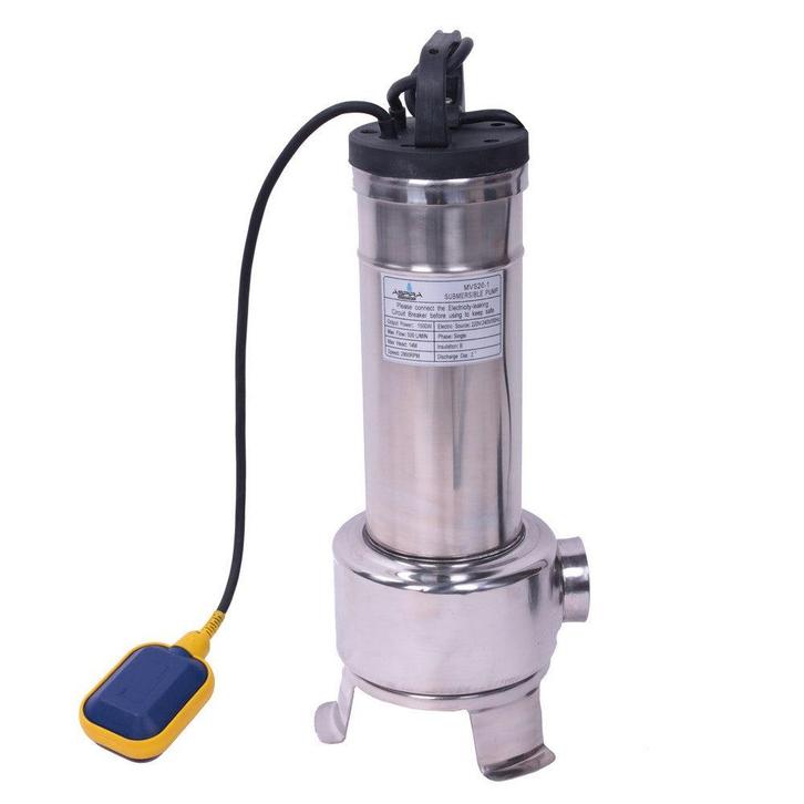 Dompelpomp RVS met vlotter 1,5kW 230V, Doe-het-zelf en Bouw, Gereedschap | Lasapparaten, Ophalen of Verzenden