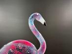 Studio Habrat - Beeldje - Flamingo - fusing, Antiek en Kunst