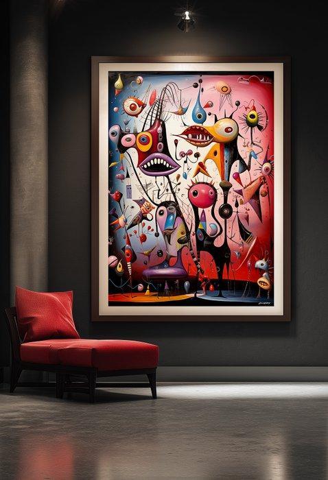 Giancarlo Colombo - GCD Art - Oddwork #144, Antiquités & Art, Art | Peinture | Moderne