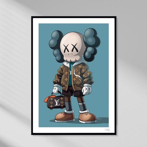 SKE - Kaws X Vuitton, Antiquités & Art, Art | Peinture | Moderne