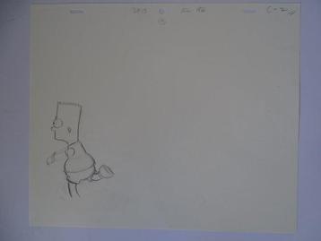 Matt Groening - 1 Original drawing - The Simpsons - The beschikbaar voor biedingen