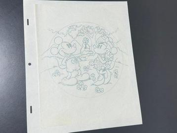 Walt Disney - Mickey en Minnie Kunsttekening - c. 1990s