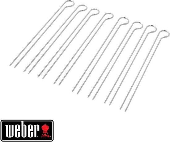 Weber Barbecue Spiesenset (BBQs & Accessoires), Tuin en Terras, Houtskoolbarbecues, Nieuw, Verzenden