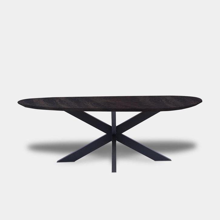 Tafel organisch eikenhout  Matrix XL  230x105, Huis en Inrichting, Tafels | Eettafels