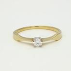 Zonder Minimumprijs - Ring - 14 karaat Geel goud Diamant