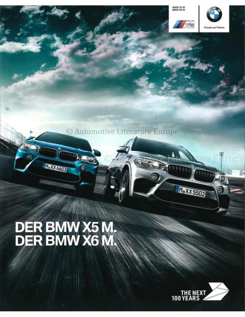 2016 BMW X5 M & X6 M BROCHURE DUITS, Livres, Autos | Brochures & Magazines