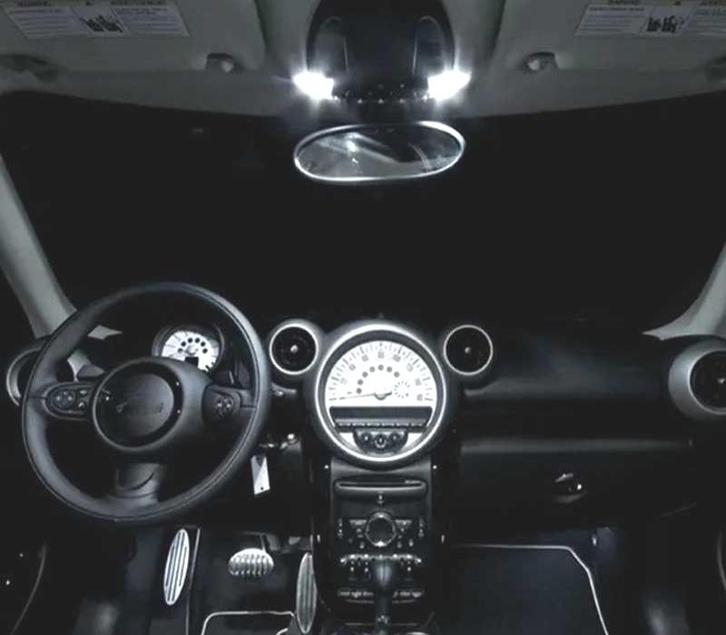Kit 15 Ampoules Led Intérieur Pour Mini Cooper S All4 John C, Auto-onderdelen, Verlichting, Verzenden