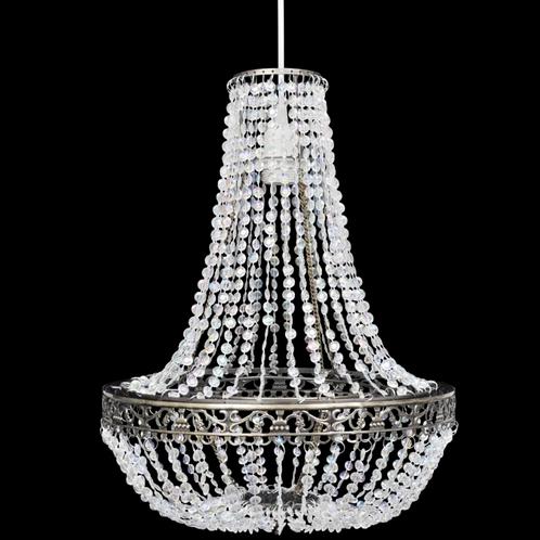 vidaXL Kroonluchter kristal-look 36,5x46 cm, Maison & Meubles, Lampes | Lustres, Envoi