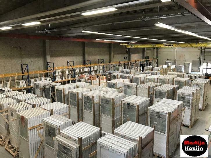 Grote voorraad deuren! loods in Zulte, Schoten PVC en Staal, Doe-het-zelf en Bouw, Deuren en Vliegenramen, Nieuw, Glas, Kunststof