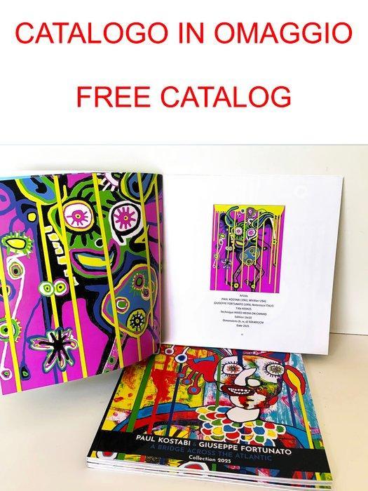 Paul Kostabi (1962) & Giuseppe Fortunato (1956) - KF0425, Antiek en Kunst, Kunst | Designobjecten