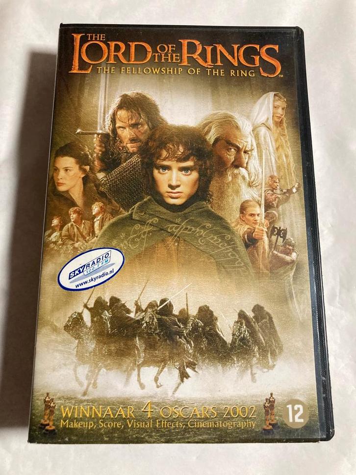THE LORD OF THE RINGS THE FELLOWSHIP OF THE RING (EX RENTAL), Cd's en Dvd's, VHS | Film, Gebruikt