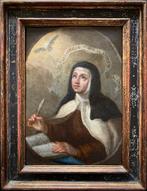 Scuola romana (XVIII) - Santa Teresa d’Avila, Antiek en Kunst