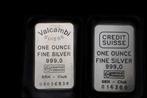 2 Ounce Fine Silver (62,206 gram) - Argent .999 - Valcambi, Postzegels en Munten