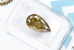 1 pcs Diamant (Natuurlijk gekleurd) - 4.07 ct - Peer - Fancy