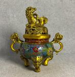 Wierookbrander - Brons, Cloisonné - China - Eind 20e eeuw