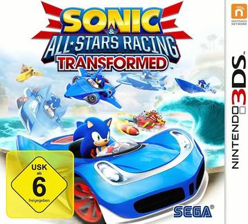 Sonic & All-Stars Racing Transformed-Duits (3DS) Gebruikt, Ophalen of Verzenden