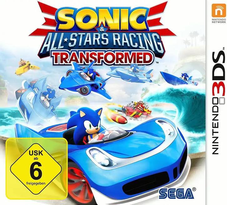 Sonic & All-Stars Racing Transformed-Duits (3DS) Gebruikt, Games en Spelcomputers, Games | Nintendo 2DS en 3DS, Ophalen of Verzenden