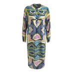 Milano Italy • blouse jurk met motief • 36, Verzenden