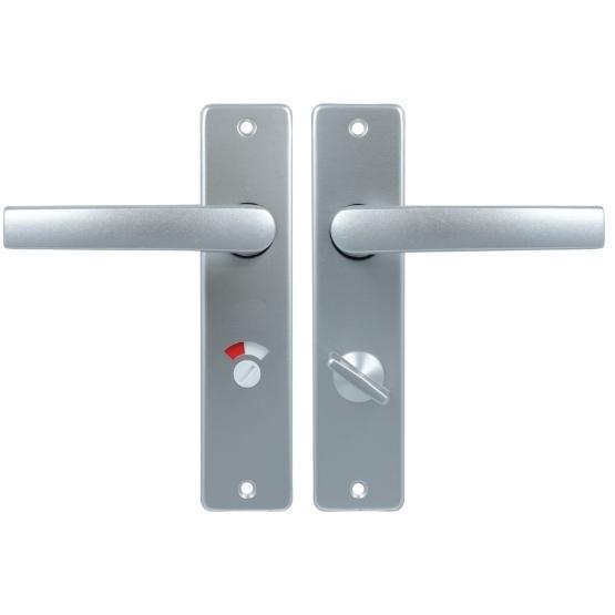 Ami Kortschild WC63/8 Met Deurklink Blok aluminium F1, Doe-het-zelf en Bouw, Deuren en Vliegenramen, Nieuw