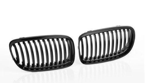 Mat Zwart Nieren (Gril Set) BMW 3 Serie E90 E91 LCI B2335, Auto-onderdelen, Carrosserie, Nieuw, BMW, Voor, Links, Rechts