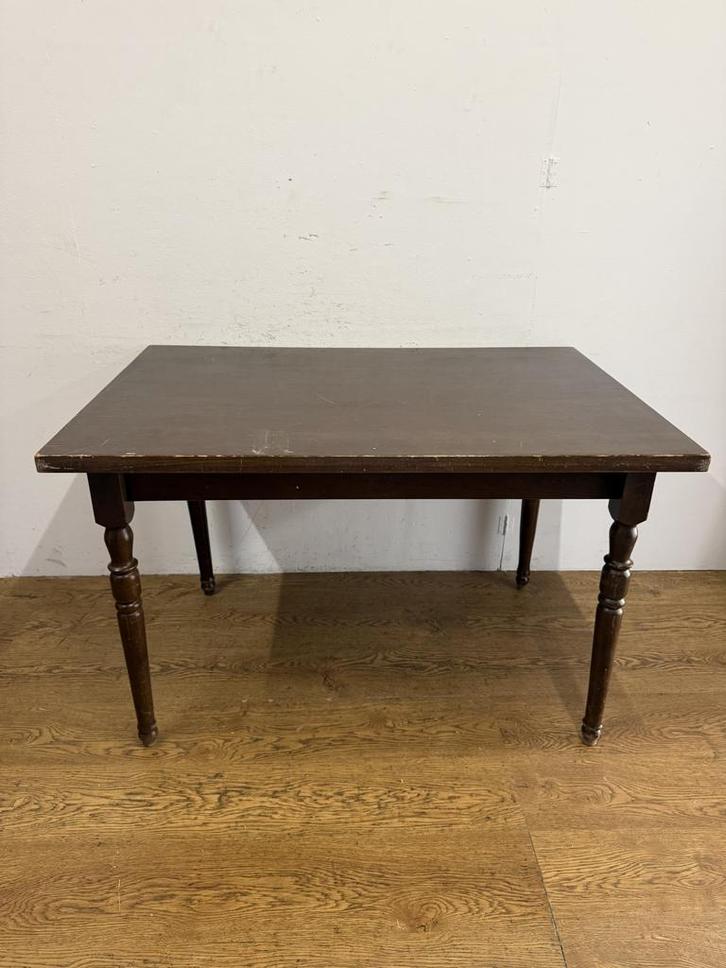 Gebruikte Horecatafel - T1647- Vintage/Café, Maison & Meubles, Tables | Tables à manger, Enlèvement