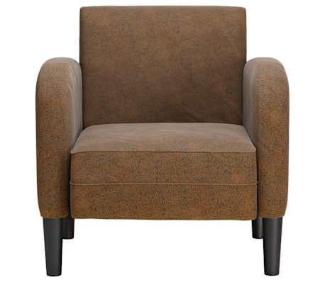 Kunstleer Fauteuil 54cm | Retour Deal | Nu Extra Voordelig!, Huis en Inrichting, Fauteuils, 50 tot 75 cm, Minder dan 75 cm, Gebruikt