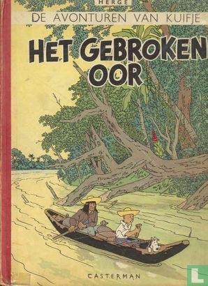 Kuifje - Het gebroken oor - 1947, Livres, BD, Envoi