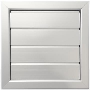 Overdrukrooster opbouw (BxH) 255 x 255mm, Verzenden