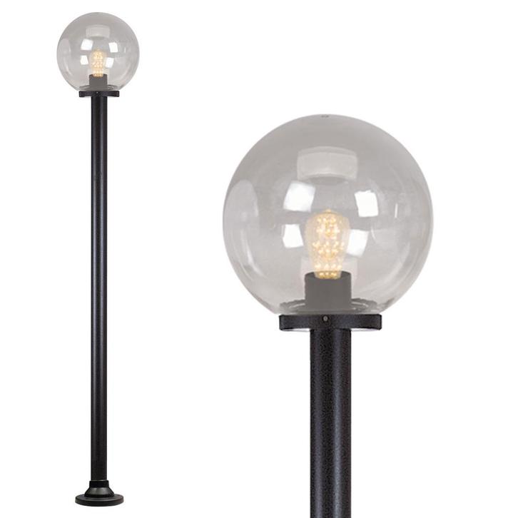 Tuinverlichting Bol Globe 150r Tuinlamp Helder Ø 30, Tuin en Terras, Buitenverlichting, 50 tot 250 watt, Nieuw, Kunststof, Staande lamp