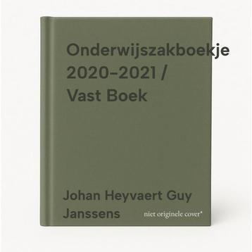 Onderwijszakboekje 2020-2021 / Vast Boek 9789049701413, Verzenden, Johan Heyvaert Guy Janssens