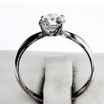 Zonder minimumprijs - Verlovingsring - 14 karaat Witgoud -
