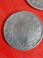 Frankrijk. 5 Francs 1841/1852 (lot de 3 monnaies en argent)