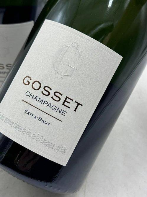 Gosset - Champagne Extra Brut - 2 Magnum (1,5 L), Verzamelen, Wijnen