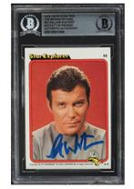 Star Trek - William Shatner - Signed Trading Card - Beckett, Nieuw