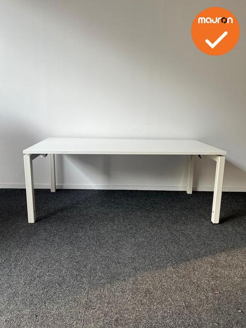 Vergadertafel Basic - 4-poots - 160x80cm - met wit onderstel, Zakelijke goederen, Kantoor en Winkelinrichting | Kantoormeubilair en Inrichting