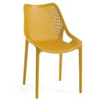 Stoel | Kunststof | Geel | In-/Outdoor | 500x610x800(h)mm, Zakelijke goederen, Verzenden, Nieuw in verpakking