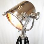 Tripod - Lampadaire trépied - Pacifique - Aluminium, Bois,, Antiek en Kunst