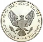 Verenigde Staten. Silver medal 1963 June 25,26 President