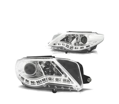Phares Pour Volkswagen Vw Passat Cc 08-12 Daylight Fond Chro, Auto-onderdelen, Verlichting, Verzenden