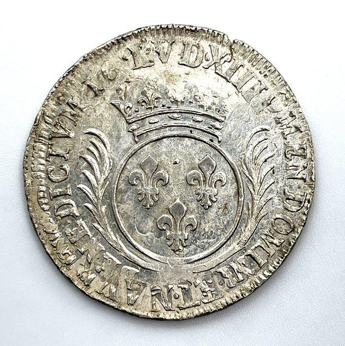 Frankrijk. Louis XIV (1643-1715). Écu aux palmes (Zonder, Postzegels en Munten, Munten | Europa | Euromunten