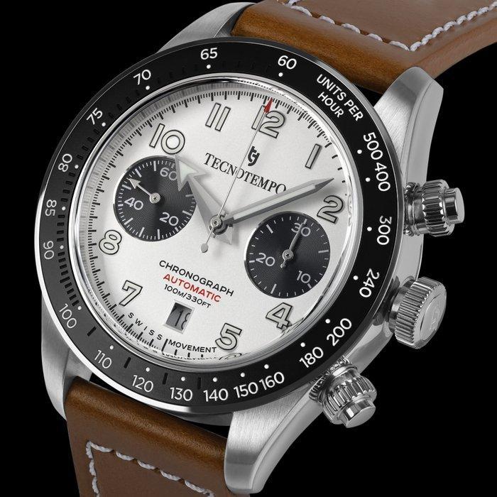 Tecnotempo - Chronograph Automatic - MECA CHRONO - Limited, Handtassen en Accessoires, Horloges | Heren