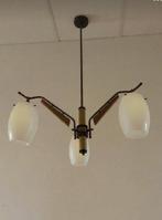 Lamp - Verguld messing, Opaline glas