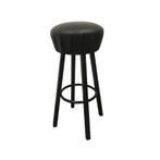 Barkruk Gezellig - Zwart- Vintage/Café, Huis en Inrichting, Barkrukken, Ophalen, Nieuw