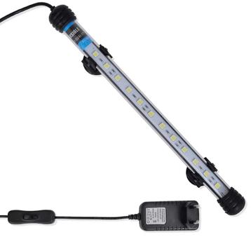 vidaXL LED-aquariumlamp 28 cm wit beschikbaar voor biedingen