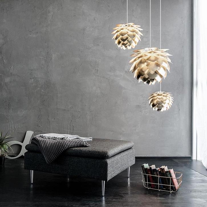 Umage Silvia lampenkap | Geborsteld messing | lamp, Huis en Inrichting, Lampen | Lampenkappen, 25 tot 50 cm, Ovaal, Overige kleuren