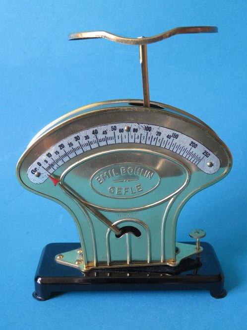 Balance postale - Rictus - Acier, Laiton - pese-lettres, Antiek en Kunst, Kunst | Designobjecten