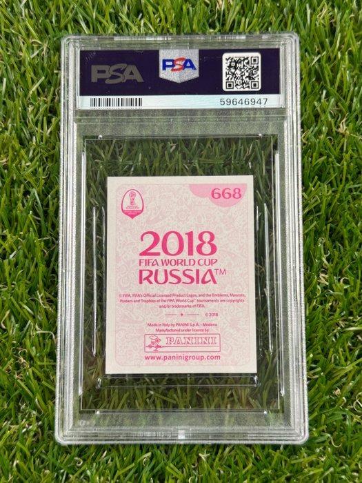 2018 Panini World Cup Pelé #668 Pink Back - PSA 9 Graded, Verzamelen, Stickers