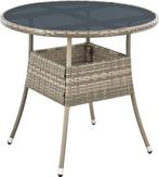 2dekans | Juskys Polyrotan Tuintafel / Bijzettafel /, Ophalen of Verzenden, Nieuw